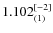 $1.102_{(1)}^{\rm [-2]}$