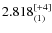 $2.818_{(1)}^{\rm [+4]}$