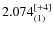 $2.074_{(1)}^{\rm [+4]}$