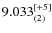 $9.033_{(2)}^{\rm [+5]}$