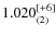 $1.020_{(2)}^{\rm [+6]}$