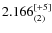 $2.166_{(2)}^{\rm [+5]}$