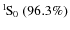 $\rm {}^{1}\hspace*{-.5mm}S_{0}~(96.3\%)$
