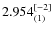 $2.954_{(1)}^{\rm [-2]}$