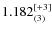 $1.182_{(3)}^{\rm [+3]}$