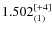 $1.502_{(1)}^{\rm [+4]}$