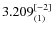 $3.209_{(1)}^{\rm [-2]}$