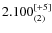 $2.100^{\rm [+5]}_{(2)}$