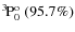 $\rm {}^{3}\hspace*{-.5mm}P_{0}^{{\rm o}}~(95.7\%)$