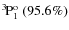 $\rm {}^{3}\hspace*{-.5mm}P_{1}^{{\rm o}}~(95.6\%)$