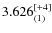 $3.626^{\rm [+4]}_{(1)}$