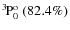 $\rm {}^{3}\hspace*{-.5mm}P_{0}^{{\rm o}}~(82.4\%)$