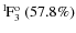 $\rm {}^{1}\hspace*{-.5mm}F_{3}^{{\rm o}}~(57.8\%)$
