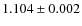 $1.104 \pm 0.002$