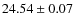 $24.54\pm 0.07$