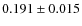 $0.191\pm0.015$