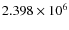 $2.398 \times 10^6$