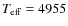 $T_{\rm eff} = 4955$