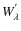 $W_{\lambda}^{'}$