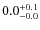 $\rm0.0_{-0.0}^{+0.1}$