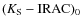 $(K_{\rm {S}} - \rm {IRAC})_0$