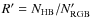 $R'=N_{\rm HB}/N'_{\rm RGB}$