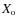 $X_{\rm o}$