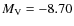 $M_{\rm V}=-8.70$