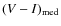$(V-I)_{\rm med}$