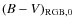 $(B-V)_{\rm RGB,0}$