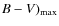 $B-V)_{\rm max}$