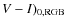 $V-I)_{\rm0,RGB}$