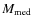 $M_{\rm med}$