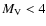 $M_{\rm V}<4$
