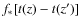 $f_\ast[t(z)-t(z')]$