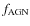 $f_{\rm AGN}$