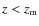 $z<z_{\rm m}$