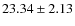 $23.34 \pm 2.13$