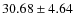 $30.68 \pm 4.64$