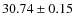 $30.74 \pm 0.15$