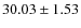 $30.03 \pm 1.53$