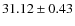 $31.12 \pm 0.43$