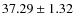 $37.29 \pm 1.32$