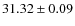 $31.32 \pm 0.09$