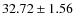 $32.72 \pm 1.56$