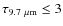 $\tau_{9.7~{\mu}{\rm m}} \leq 3$