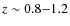 $z \sim 0.8{-}1.2$