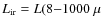 $L_{\rm ir} = L(8{-}1000~\mu$