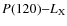 $P(120){-}L_{\rm X}$