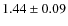 $1.44\pm0.09$